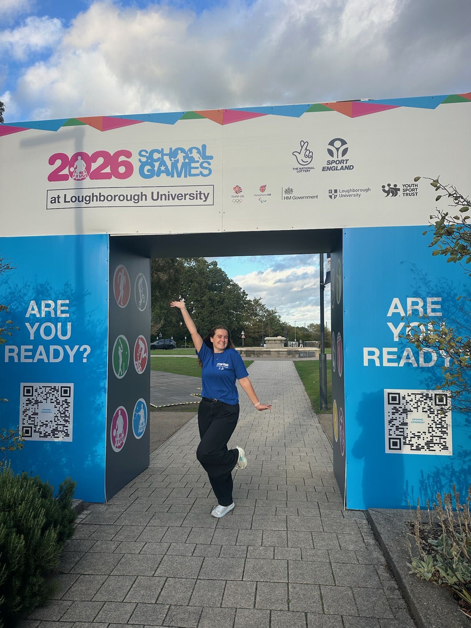Chloe Louise at the National School Games 2026