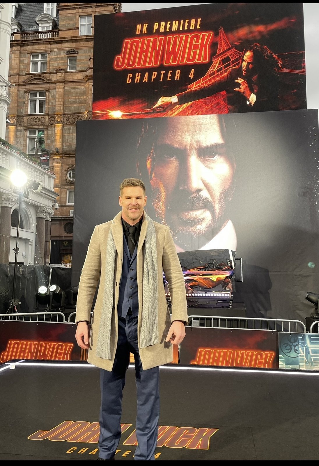 Craig Stevens at the John Wick premiere