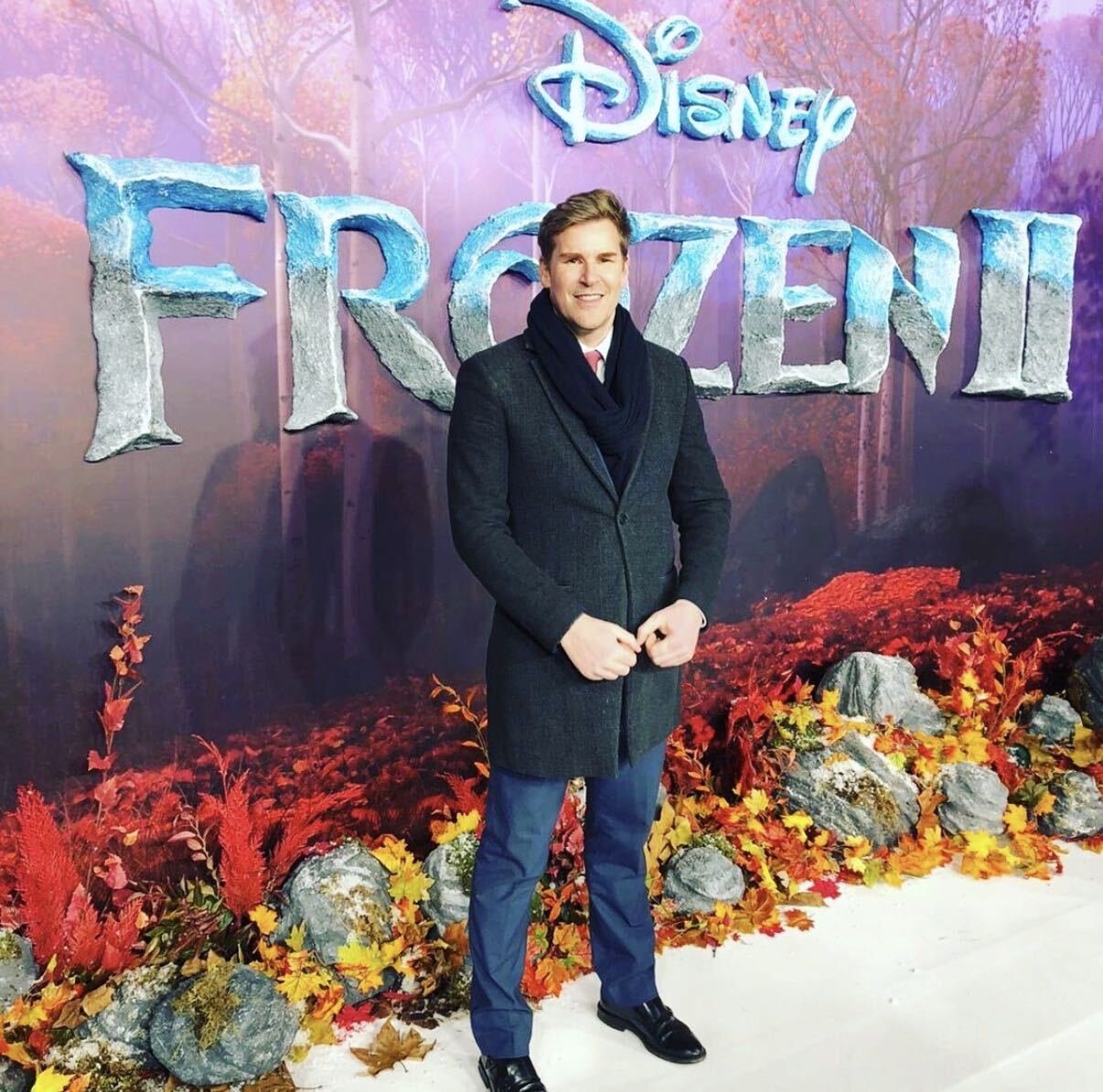 Craig Stevens at the Frozen premiere