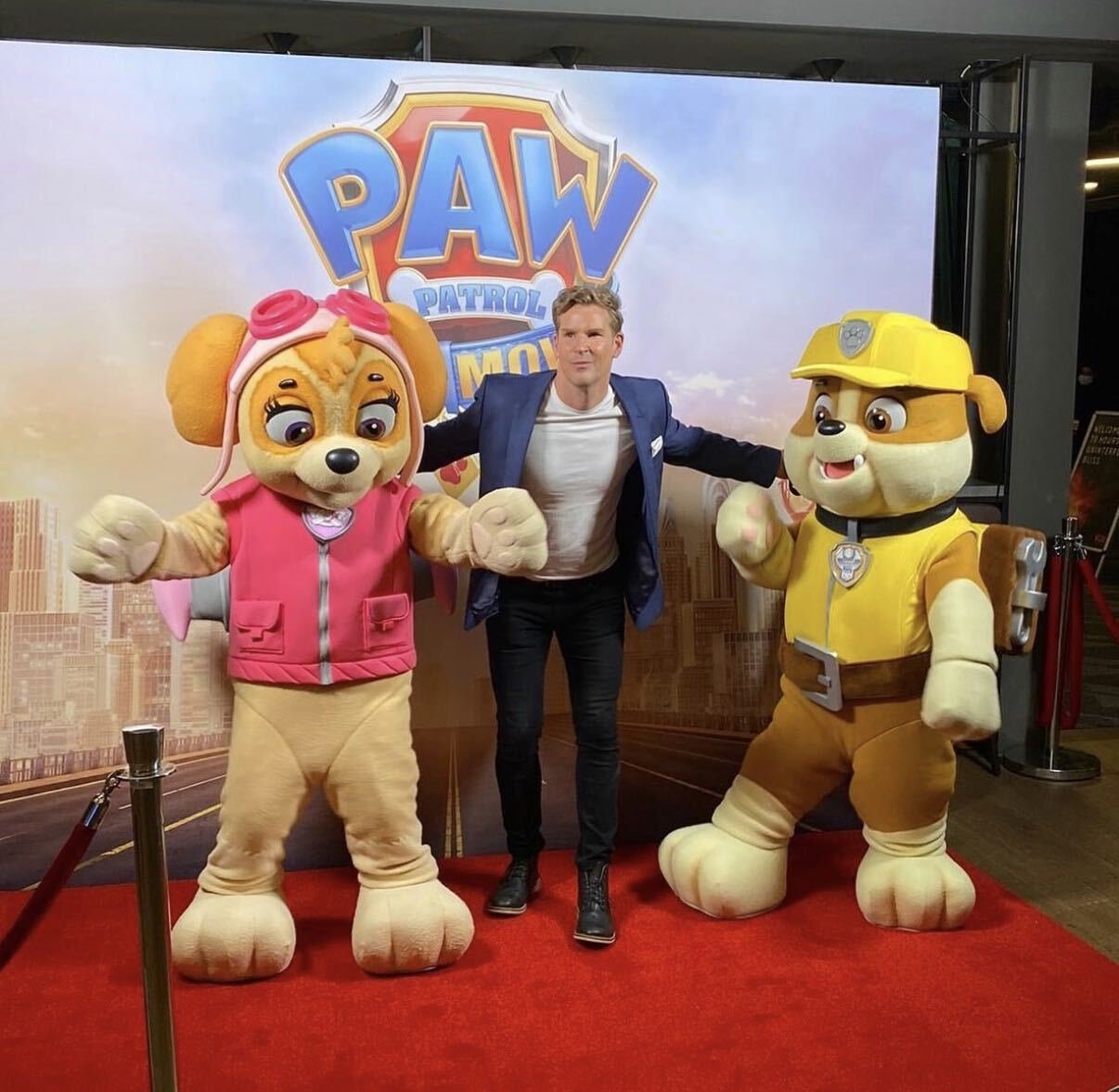 Craig Stevens at the Paw Patrol premiere