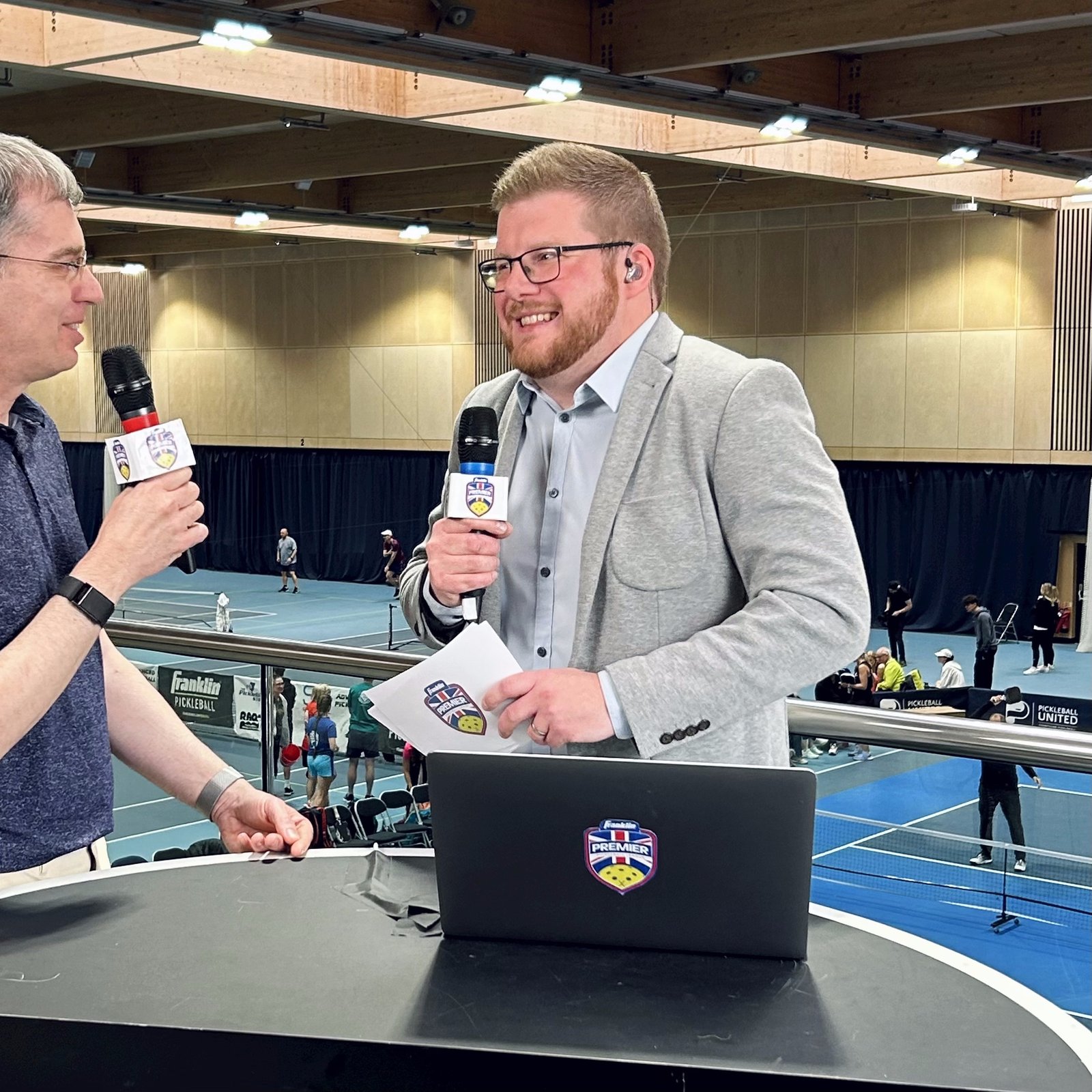David Wooldridge hosting the Franklin Pickleball Premier League