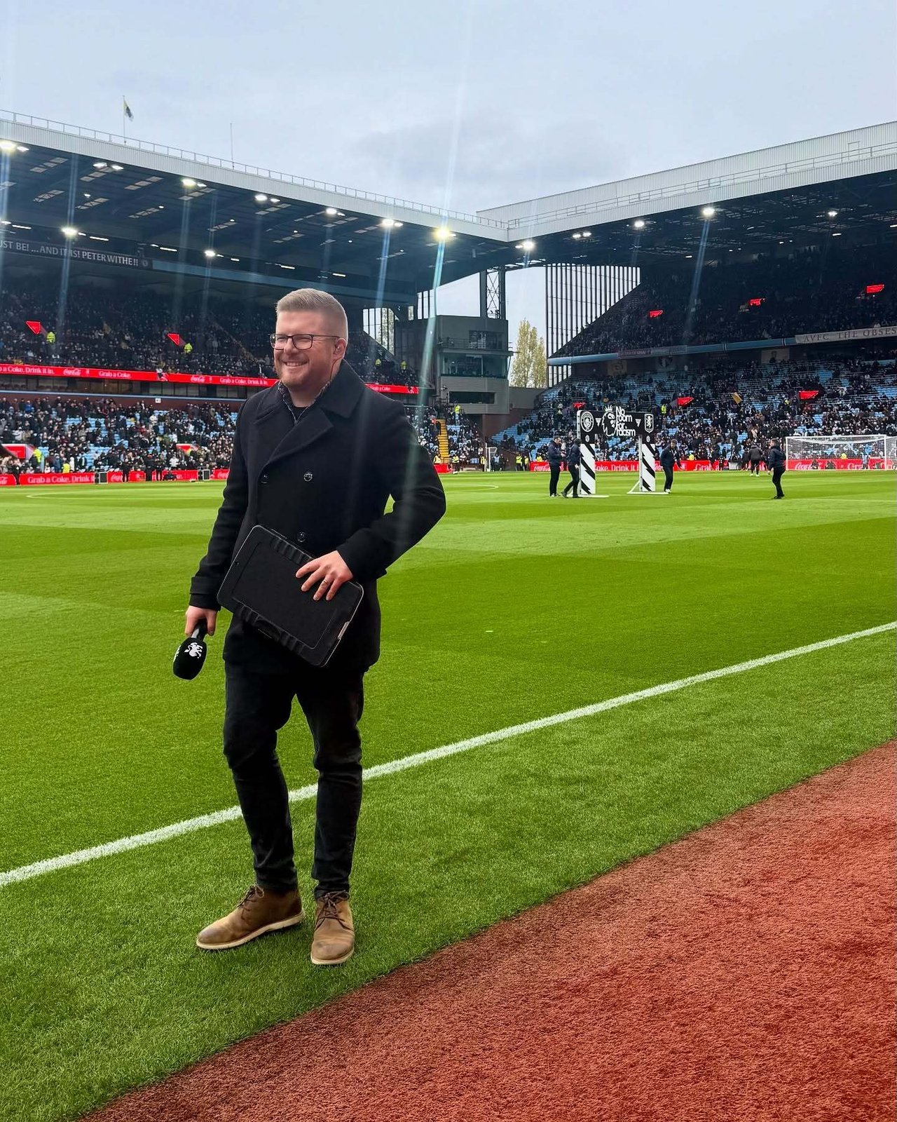 David Wooldridge presenting for Aston Villa FC