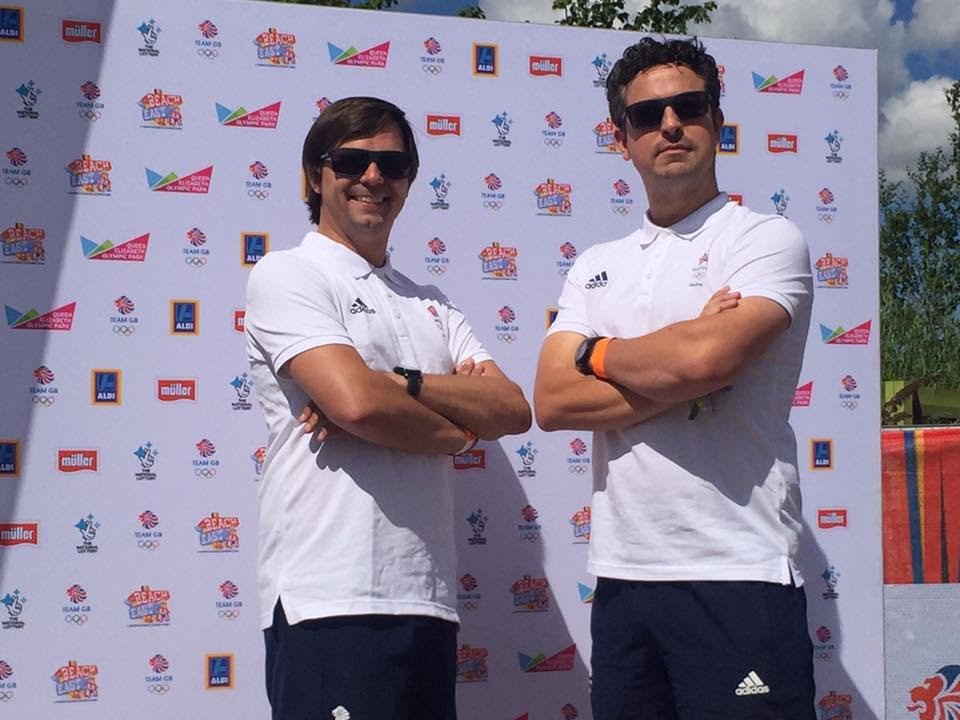 Dean Kilford at the Team GB Rio Olympic fan park