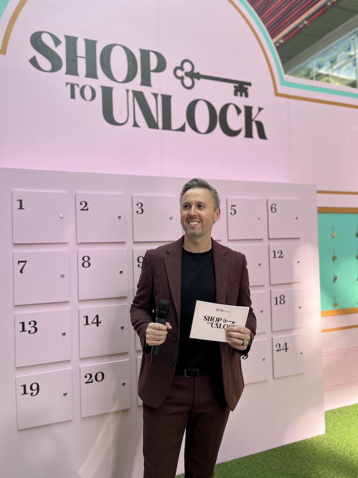 Jamie Body at a Shop to Unlock brand activation
