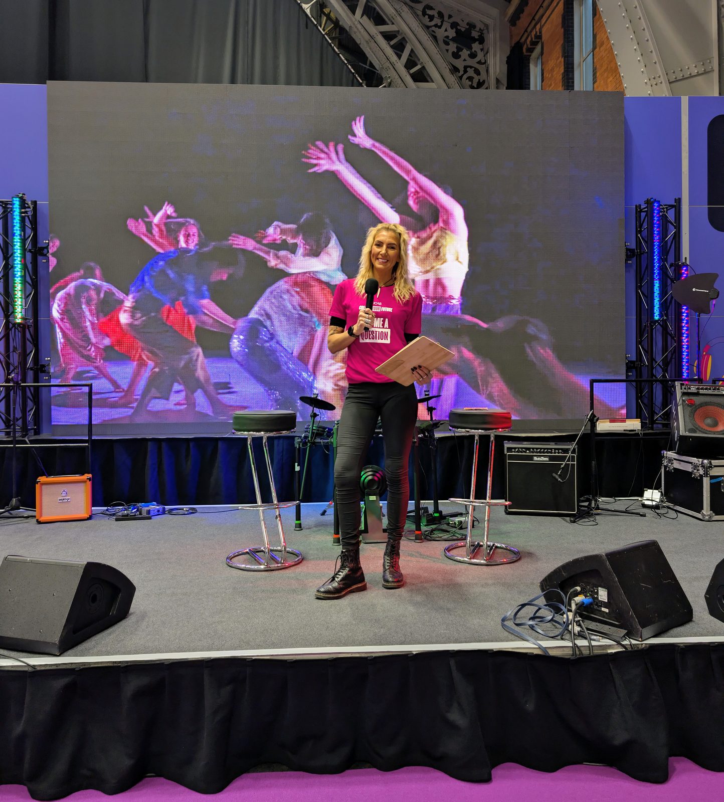 Jenny Scott presenting at UCAS