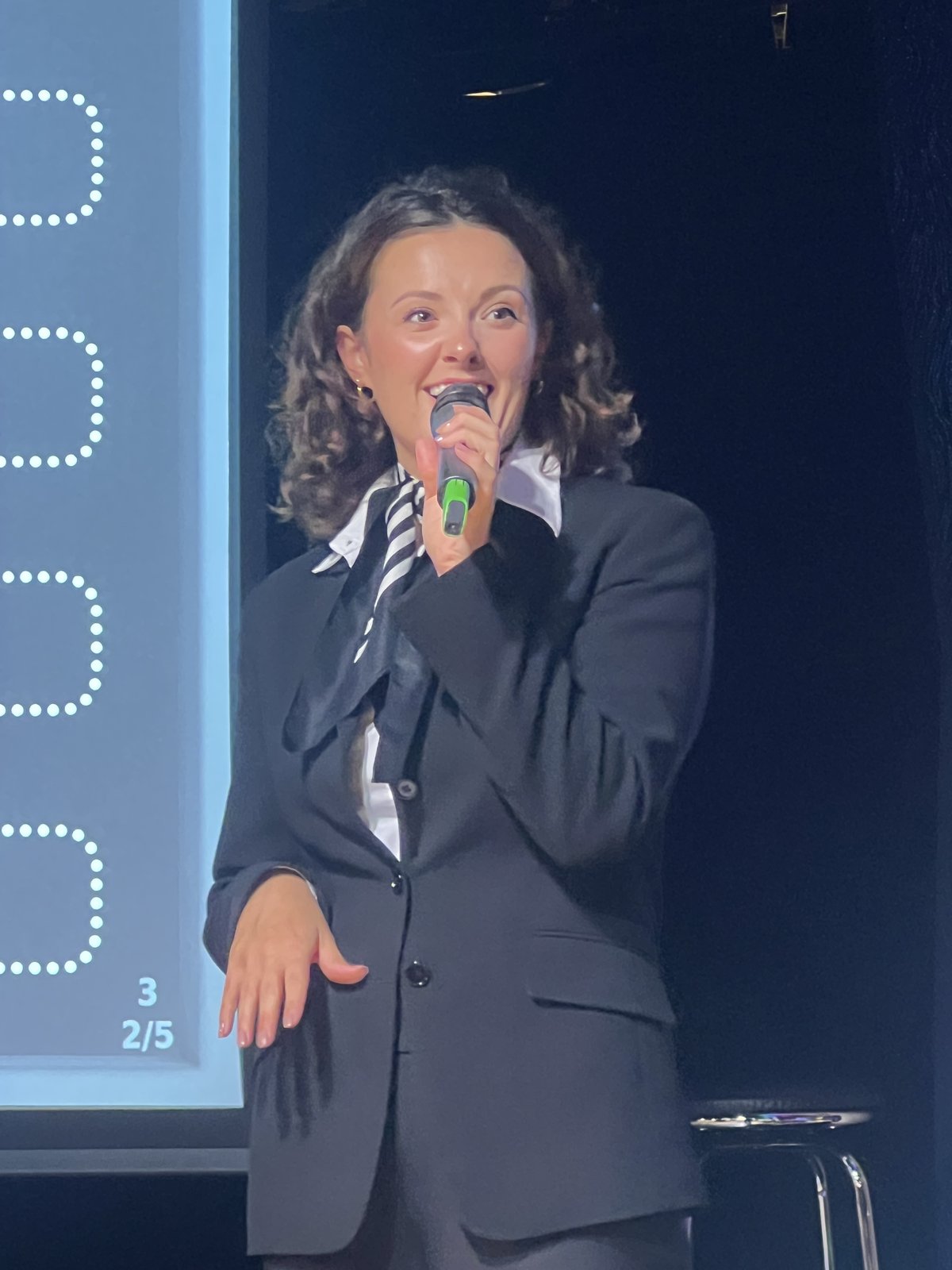 Kiera Lane hosting a live event