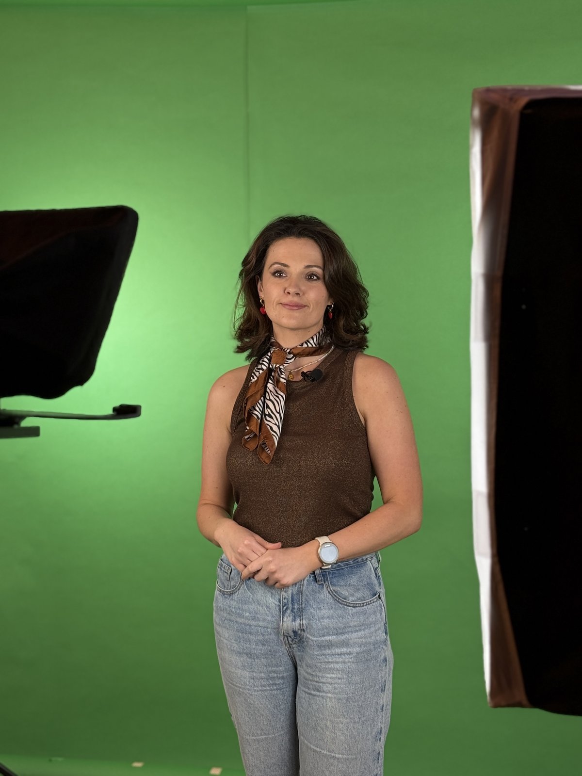 Kiera Lane in studio