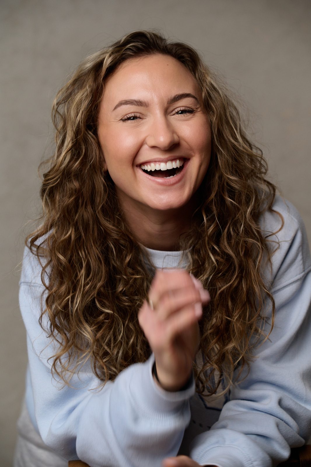 Latasha Arnone portrait, laughing