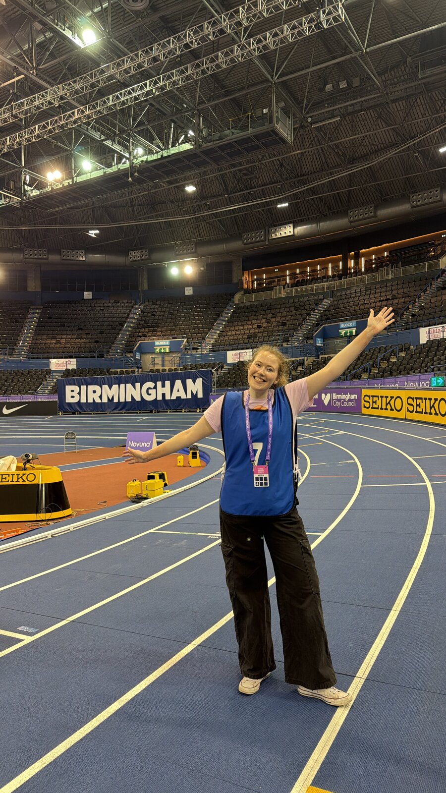 Megan Titterington at the UK Indoor Athletics Championships